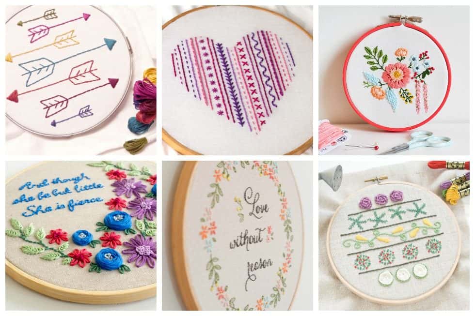 We've found these 15 easy hand embroidery patterns that are not only great for beginners, they're also perfect for gift giving.