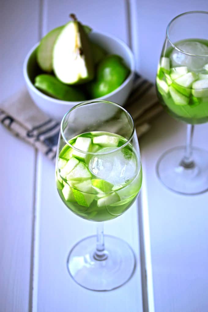 Apple-pear-sangria. A party isn't a party without some crowd pleasing cocktails. Save your sanity at your next party by having a few of these make-ahead big batch cocktails mixed and ready to serve. Click here to check out these delicious big batch cocktail recipes now.