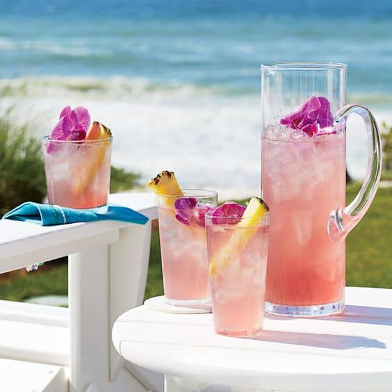 Pink-a-colada. A party isn't a party without some crowd pleasing cocktails. Save your sanity at your next party by having a few of these make-ahead big batch cocktails mixed and ready to serve. Click here to check out these delicious big batch cocktail recipes now.