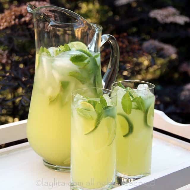 vodka-mint-lemonade-or-limeade. A party isn't a party without some crowd pleasing cocktails. Save your sanity at your next party by having a few of these make-ahead big batch cocktails mixed and ready to serve. Click here to check out these delicious big batch cocktail recipes now.