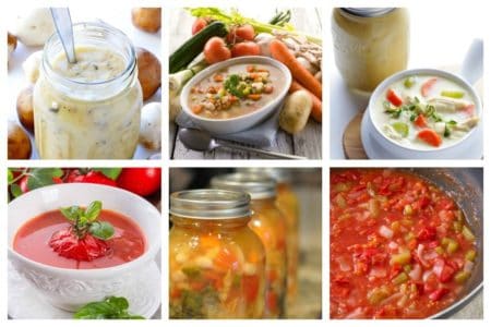 Canning homemade soups can help you save money, gain control over what's in your food, and save you time when you need a quick meal. Make your own canned soup with one of these delicious twelve recipes today.