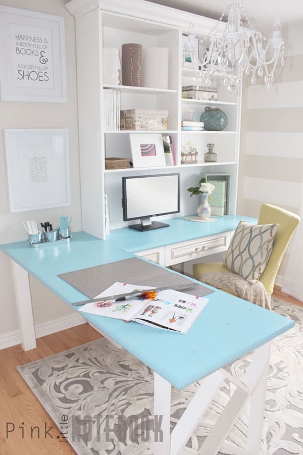 pop-of-color-desk
