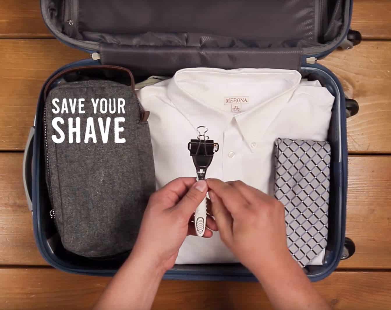 Protect your razor - These indispensable travel packing tips we’ve assembled will make your packing and unpacking much more efficient and help you stay super organized while on vacation. Now you’re set to travel like a pro!