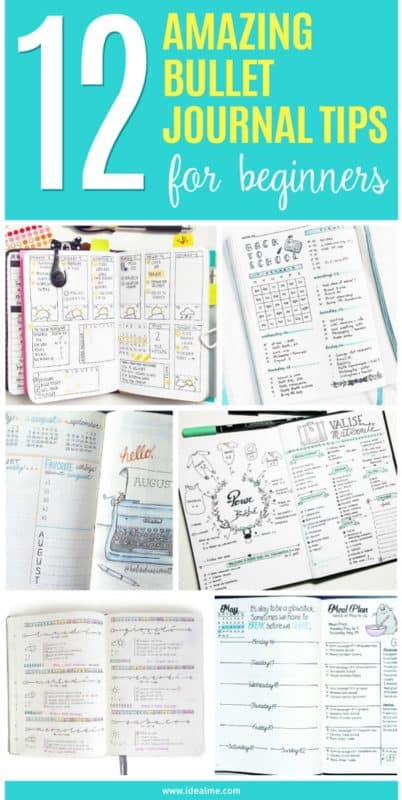 12 Amazing Bullet Journal Tips for Beginners - Ideal Me