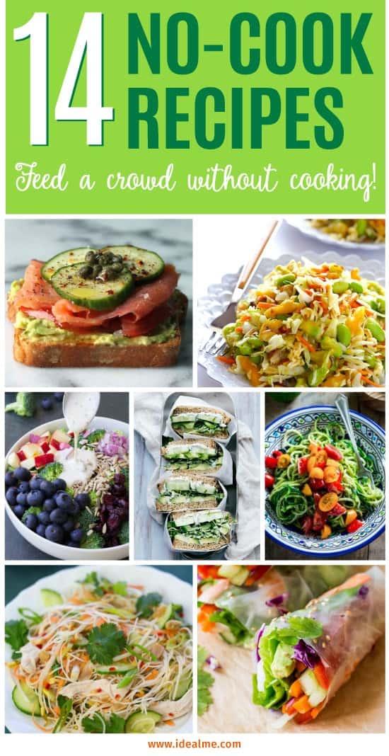 Learn how to feed a crowd without turning on the stove with these easy, healthy and flavor-packed no-cook recipes that will make you look like a superstar chef.