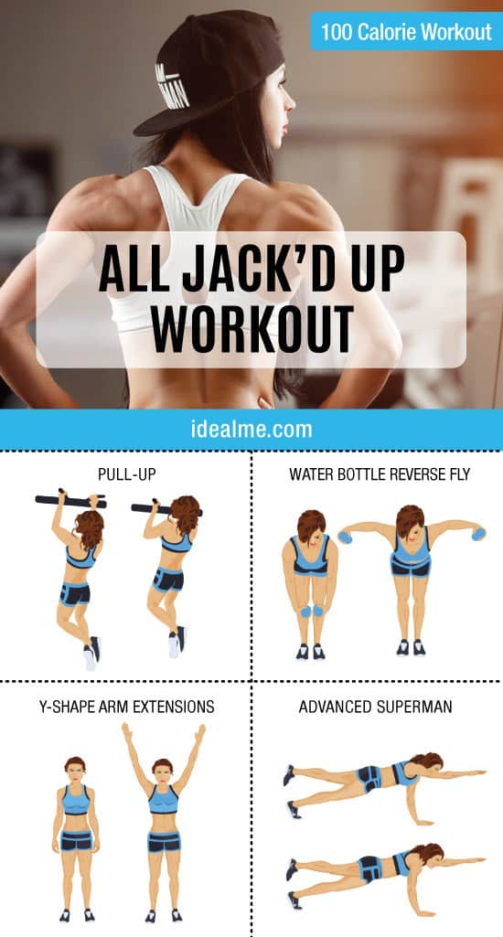 Get ready because this back workout is going to have you feeling all jack’d up…in a good way! This workout features 4 exercises that target the entire back.