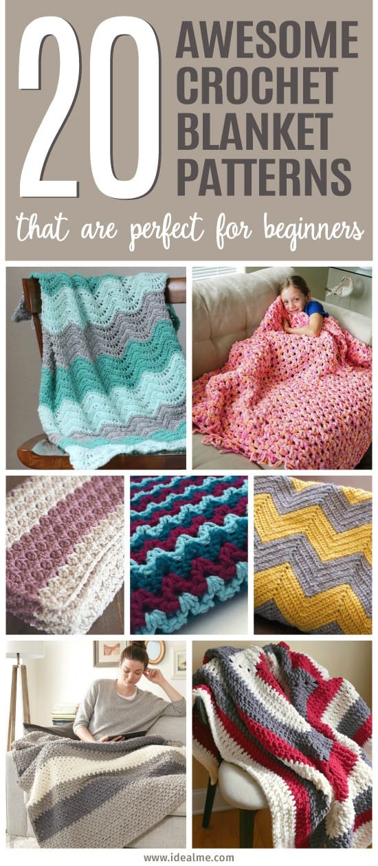 To help you ease into the world of crocheting, we've rounded up 20 awesome crochet blanket patterns that are perfect for beginner crocheters.