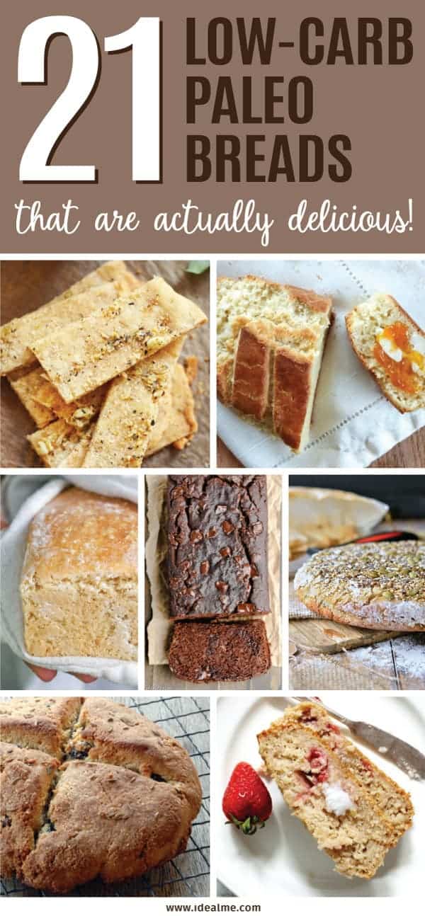We've scoured the internet to find 21 low-carb paleo breads that are actually delicious and won't leaving you feeling deprived of the ultimate comfort food.