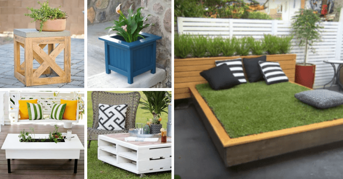 17 Diy Outdoor Furniture Ideas To Make Your Yard More Welcoming Ideal Me