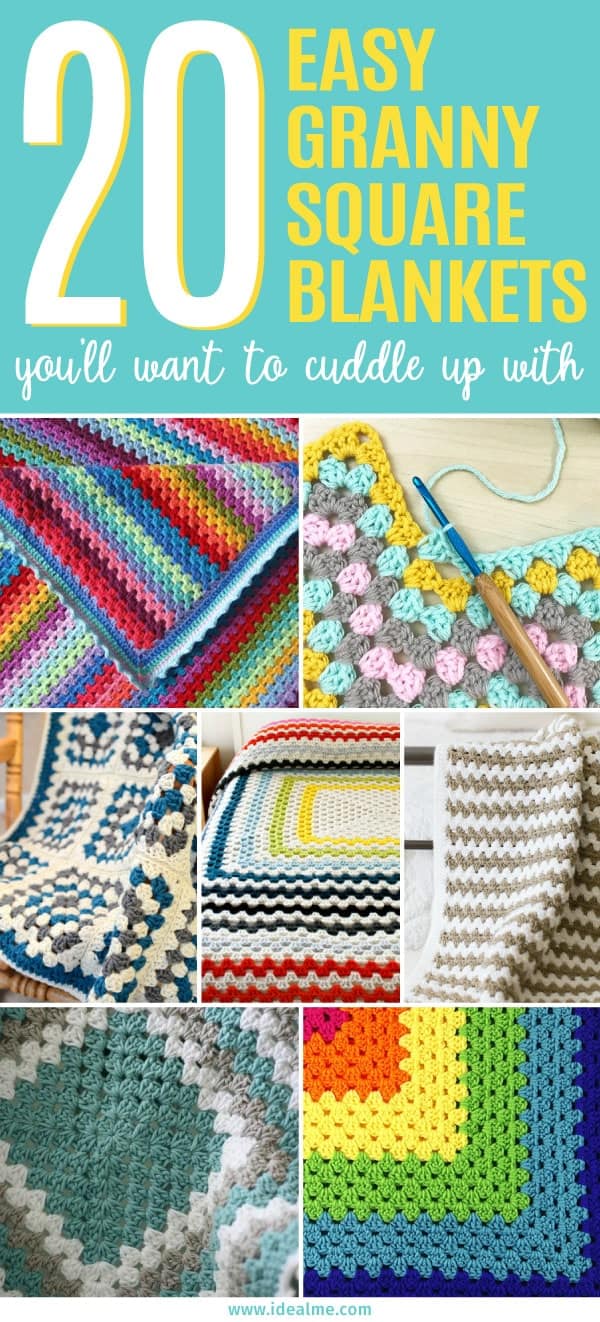 There are plenty of great patterns out there but we've narrowed it down to these 20 easy granny square blankets that are perfect to cuddle up with.
