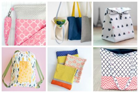 Check out our round-up of 15 easy to sew totes and bags - you're sure to find something to make for yourself or give to your friends and family.