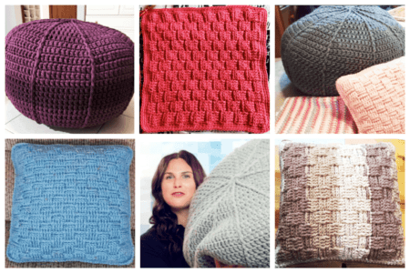 A 30 Day Crochet Challenge: Pillows & Poufs. With the 30 Day Crochet Challenge, you get an entire community of people and professional crochet instructors who help give you advice and encouragement.