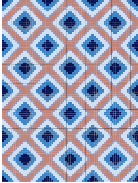 c2c crochet graphgan blanket pattern
