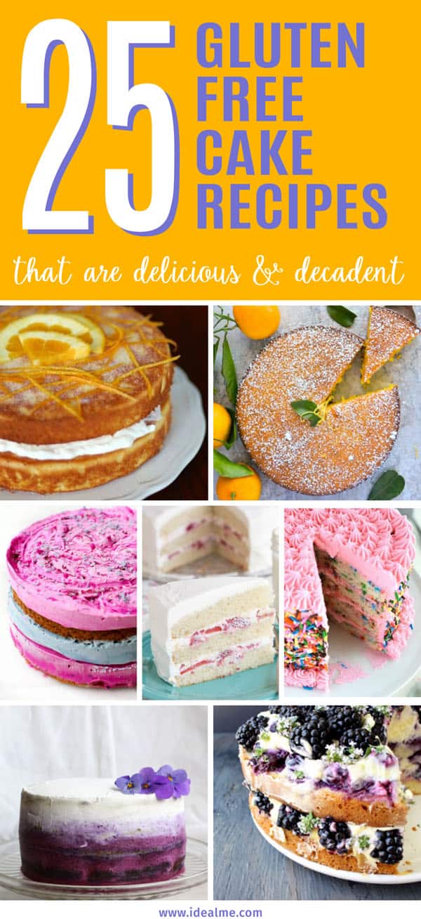 25 Delicious & Decadent Gluten Free Cake Recipes