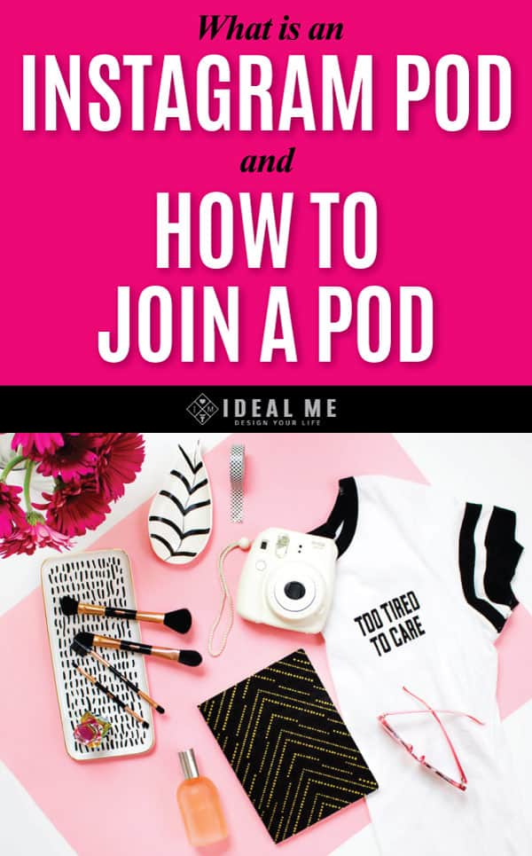 An Instagram pod is basically a group of people from a specific niche - it's a direct message group made up of Instagrammers who post related content. Learn how to join an Instagram pod here.