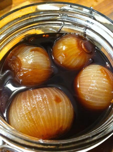 balsamic pickled onions - recipe canning vegetables