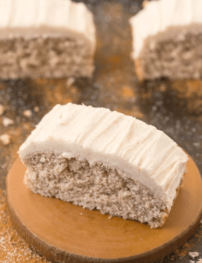 Healthy Flourless Cinnamon Bun Breakfast Gluten Free Cake