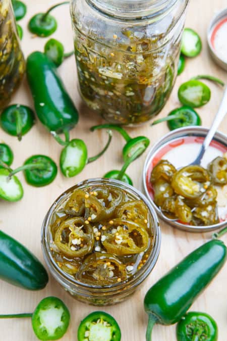 candied jalapenos - recipe canning vegetables