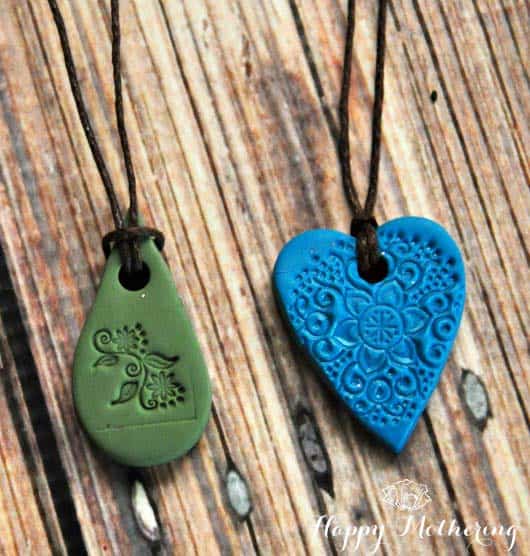 clay polymer diffuser necklaces jewelry