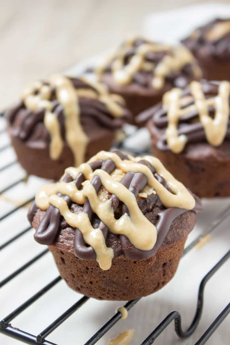 double chocolate banana muffins - whole 30 snacks