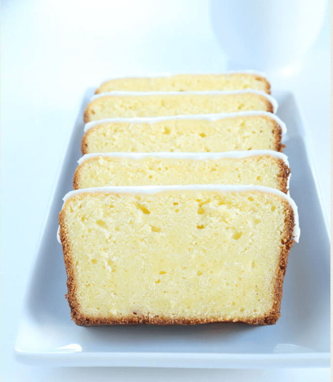 Gluten Free Iced Lemon Pound Cake