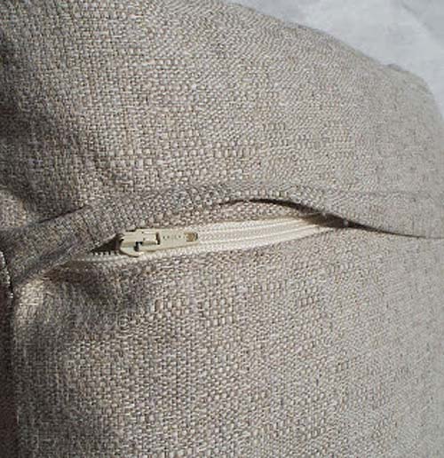 how to sew pillow hidden zipper