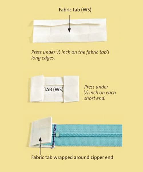 how to shorten a zipper tip