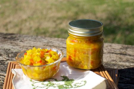 old-fashioned chow chow relish - recipe canning vegetables