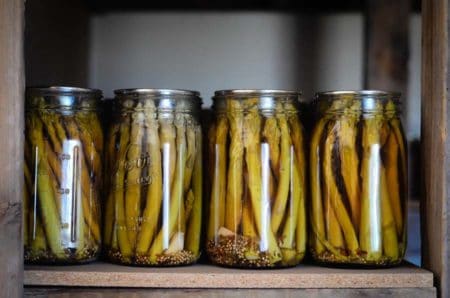 pickled asparagus - recipe canning vegetables