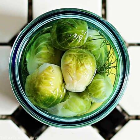 pickled brussel sprouts - recipe canning vegetables