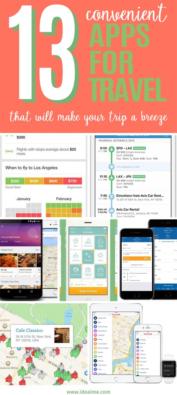 13 convenient apps for travel