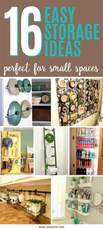 16 easy storage ideas for small spaces
