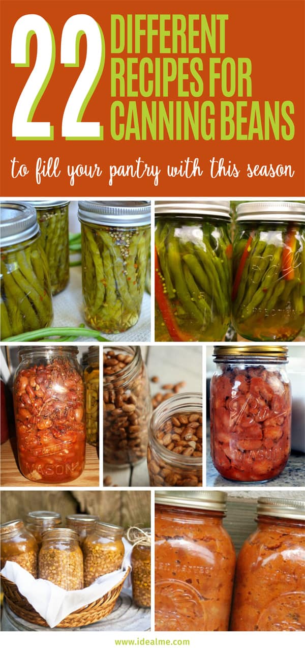 22 recipes for canning beans