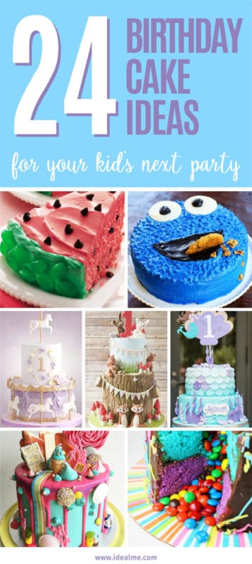 24 fun themed kids birthday cake ideas