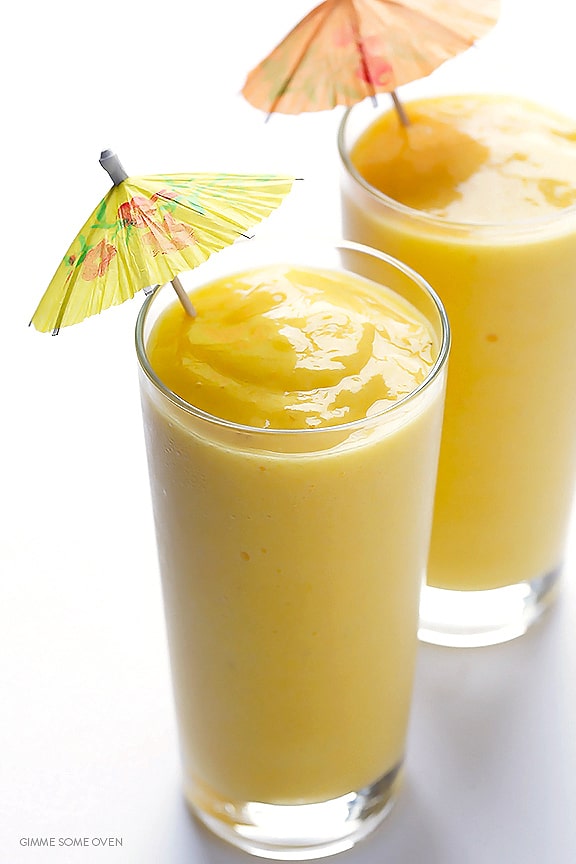 5-Ingredient Tropical Smoothie - easy smoothie recipes