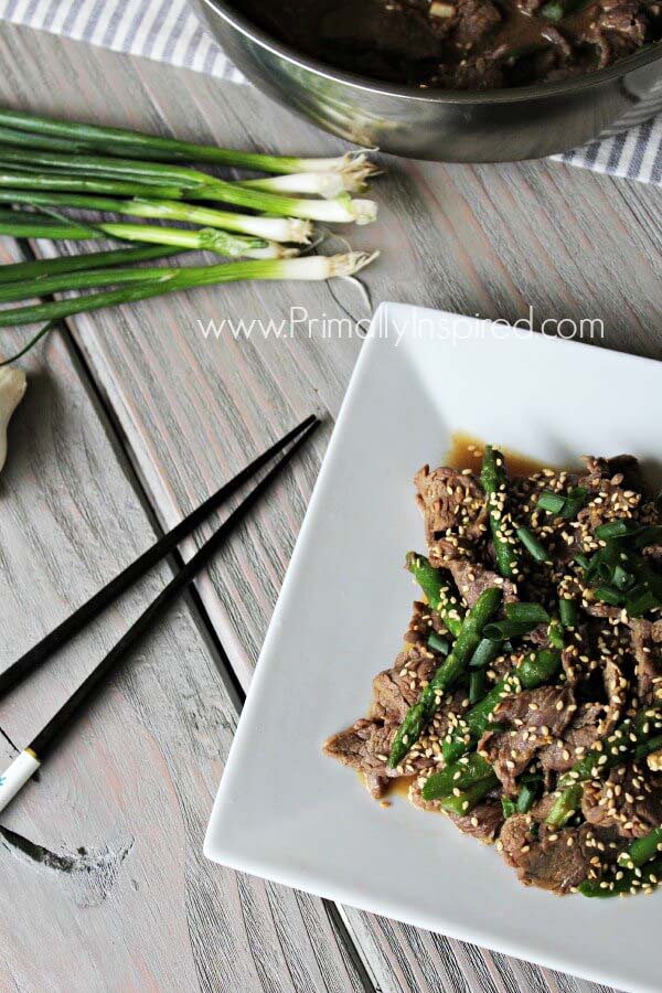 Asparagus Beef Stir Fry - quick paleo recipes