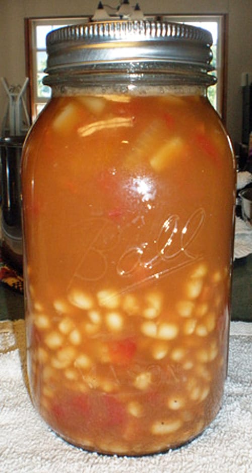 Canning Navy Bean Ham Soup - recipes for canning beans