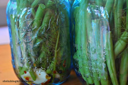 Farmstand Spicy Dilly Beans - recipes for canning beans