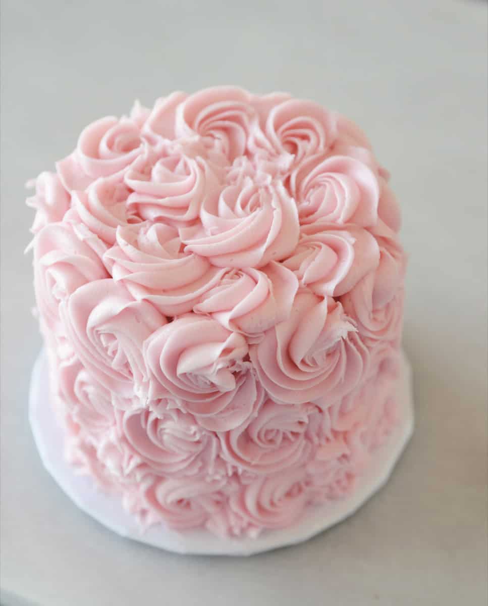 Frost a Rose Cake - birthday cake decorating ideas