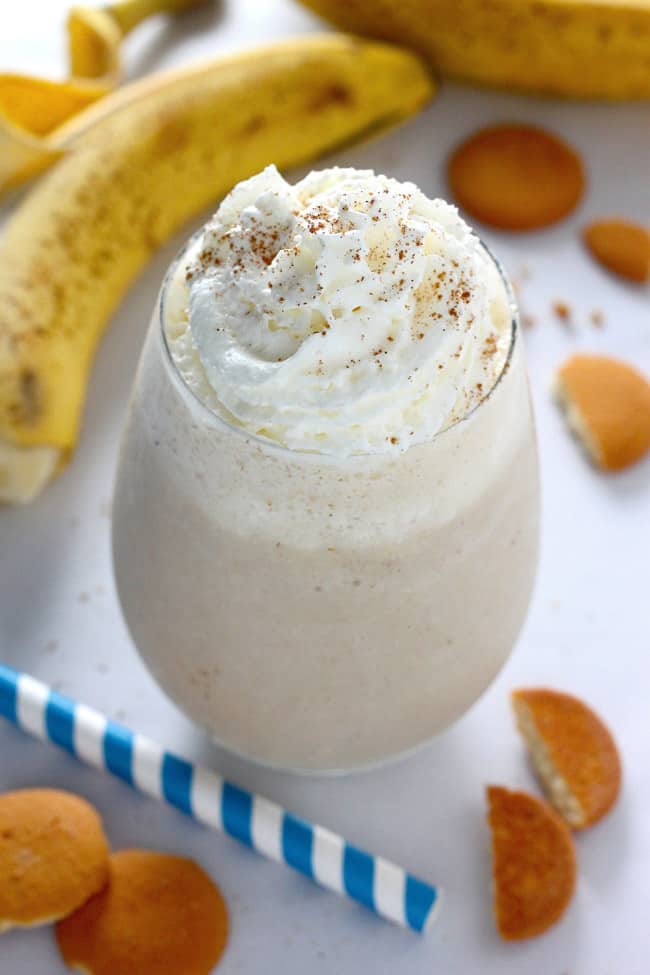 Healthy Banana Cream Pie Smoothie - easy smoothie recipes