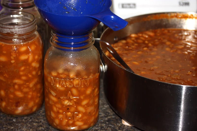 Homemade Canned Boston Baked Beans - recipes for canning beans