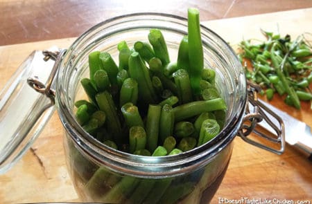 Quick Pickled Beans - recipes for canning beans
