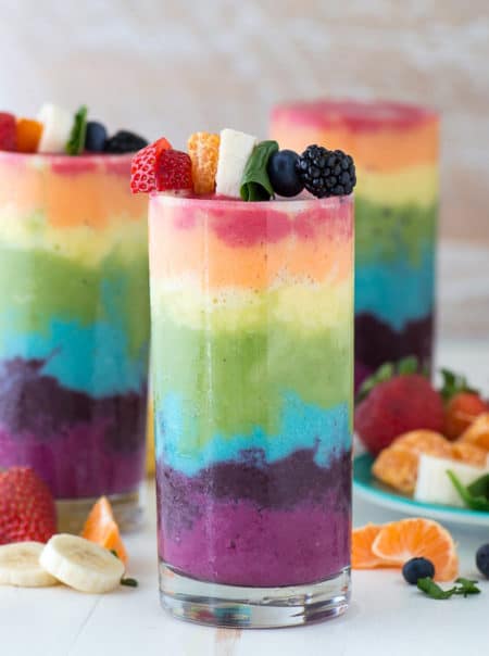 Rainbow Smoothie - easy smoothie recipes
