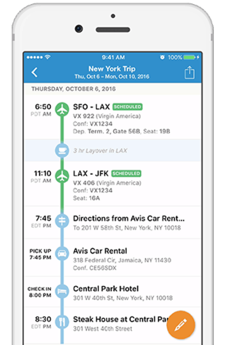 TripIt - apps for travel