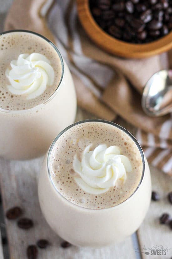 Vanilla Latte Protein Smoothie - easy smoothie recipes