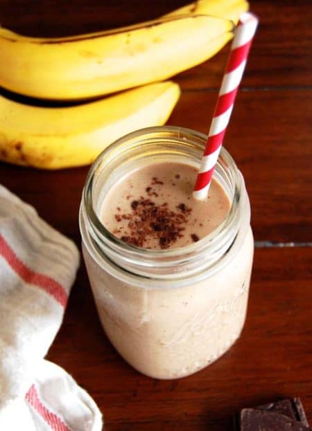 chocolate banana shake - paleo smoothie ideas