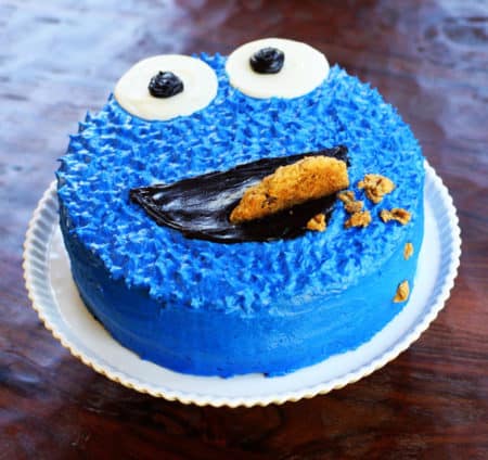cookie monster cake - kids birthday cake ideas