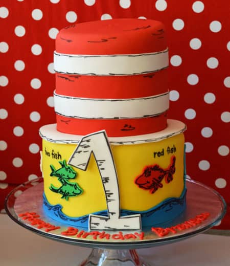 dr seuss cake - kids birthday cake ideas