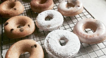 Skinny Homemade Donuts - easy healthy desserts