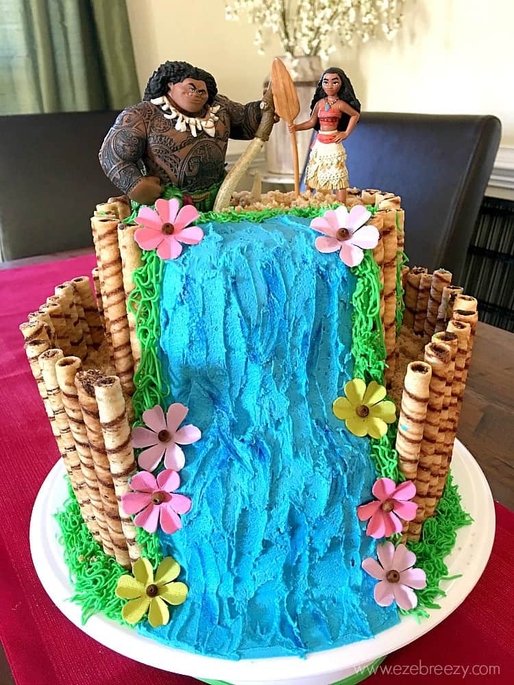 moana cake - kids birthday cake ideas